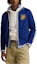 Shop Polo Ralph Lauren 標誌運動長袖外套 藍色 MNPOKNI16823996-BLUE