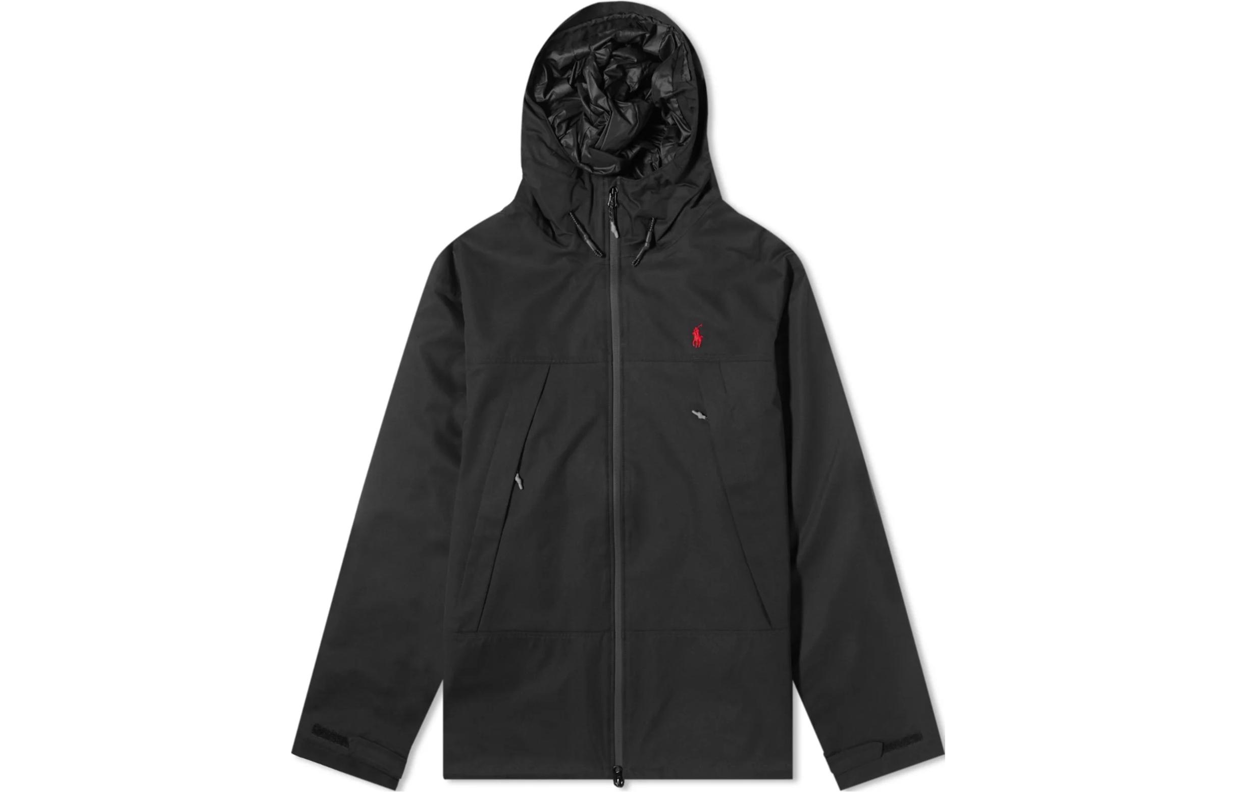 Polo Ralph Lauren Logo Zip Hoodie Jacket  Black 710907550-002