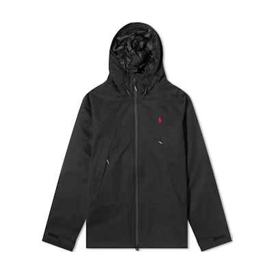 Polo Ralph Lauren Logo Zip Hoodie Jacket Black 710907550-002