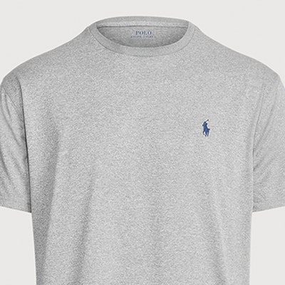 Polo Ralph Lauren 男款灰色寬鬆刺繡小馬標圓領T恤 710867065-004 Shop Polo Ralph Lauren 男款灰色寬鬆刺繡小馬標圓領T恤 710867065-004