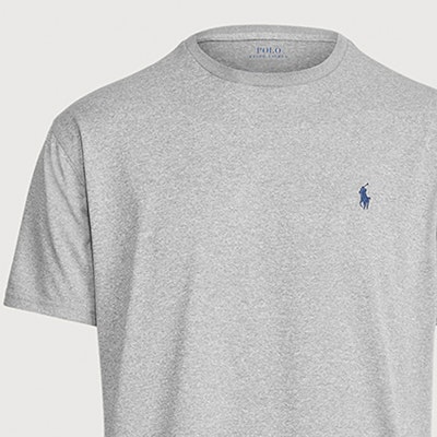 Polo Ralph Lauren 男款灰色寬鬆刺繡小馬標圓領T恤 710867065-004 Sizing Polo Ralph Lauren 男款灰色寬鬆刺繡小馬標圓領T恤 710867065-004