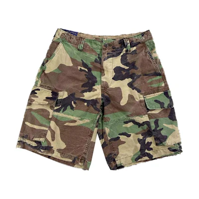 Polo Ralph Lauren Men’s Camo Pocket Zipper Straight Casual Shorts Camo Pattern 710726941-003