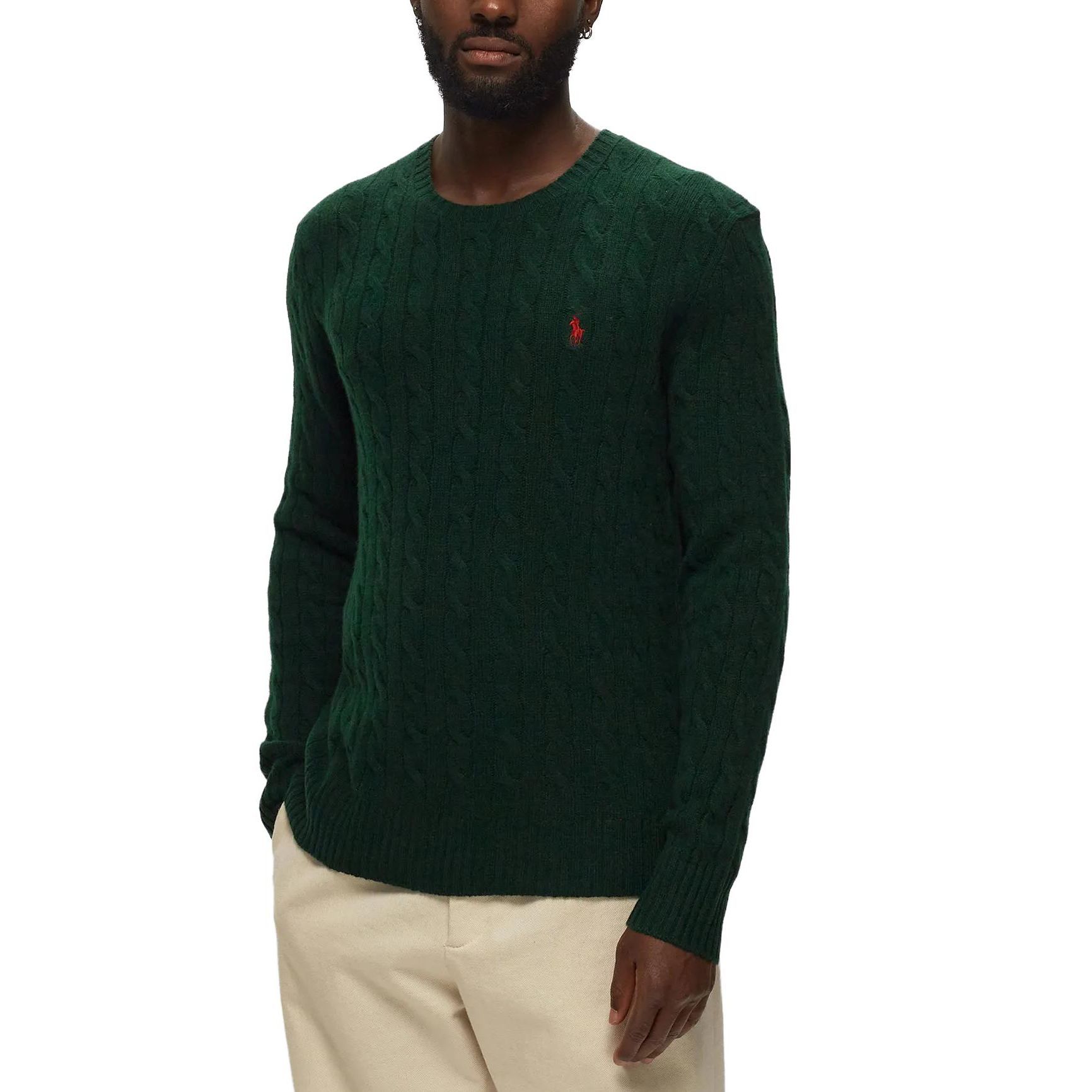 Polo Ralph Lauren Men’s Green Crewneck Sweater with Small Pony Embroidery. 710876762-004 圖 3