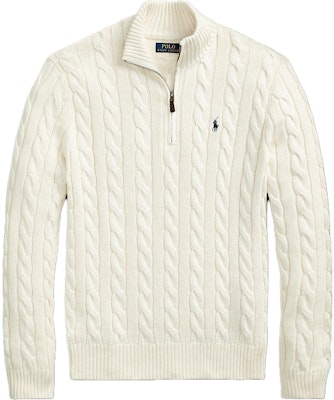 Polo Ralph Lauren 男裝象牙色刺繡動物半拉鏈針織毛衣 MNPOSWE16820913-101 Buy Polo Ralph Lauren 男裝象牙色刺繡動物半拉鏈針織毛衣 MNPOSWE16820913-101