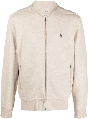 Polo Ralph Lauren Lelaki Sweater Zip Logo Sulam Solid Warna Putih Pudar. 710842844007 Order Polo Ralph Lauren Lelaki Sweater Zip Logo Sulam Solid Warna Putih Pudar. 710842844007