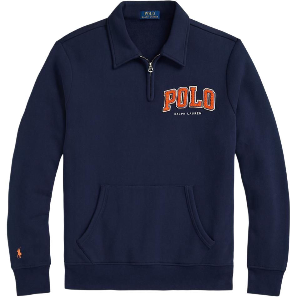 Polo Ralph Lauren Nautical Blue Fleece Collar Sweatshirt with RL Logo MNPOKNI16824157-410 圖 2