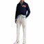 Shop Polo Ralph Lauren Baju Sejuk Kolar Fleece Biru Nautical dengan Logo RL MNPOKNI16824157-410