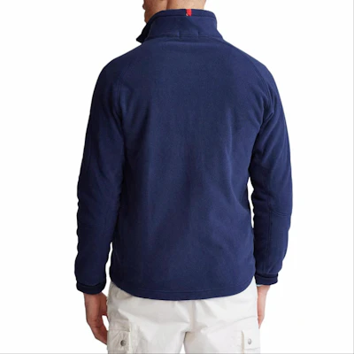 Polo Ralph Lauren 海軍藍純色抓毛長袖拉鍊外套 MNPOKNI16820315-410 Shop Polo Ralph Lauren 海軍藍純色抓毛長袖拉鍊外套 MNPOKNI16820315-410