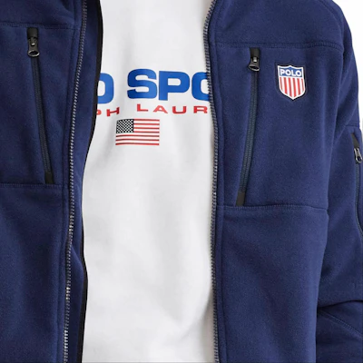 Polo Ralph Lauren 海軍藍純色抓毛長袖拉鍊外套 MNPOKNI16820315-410 Purchase Polo Ralph Lauren 海軍藍純色抓毛長袖拉鍊外套 MNPOKNI16820315-410