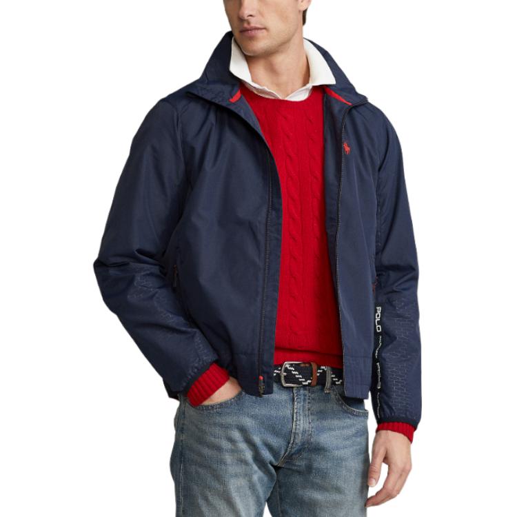 Polo Ralph Lauren Navy Logo Embroidered Full-Zip Jacket MNPOOTW16020638-410 圖 4