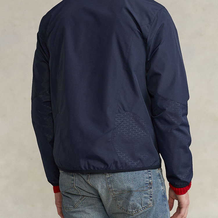 Polo Ralph Lauren Navy Logo Embroidered Full-Zip Jacket MNPOOTW16020638-410 圖 7