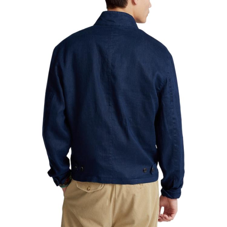 Polo Ralph Lauren Navy Solid Half-Zip Mock Neck Pullover Jacket MNPOOTW16020617-410 圖 5