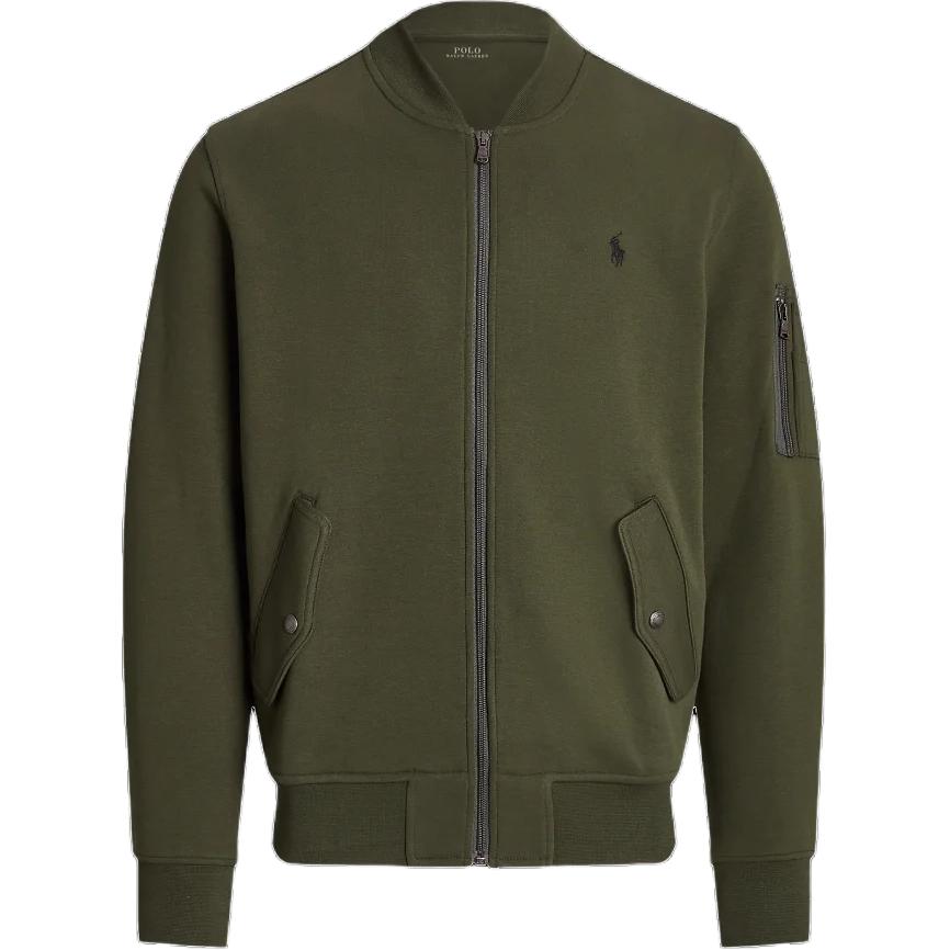 Polo Ralph Lauren Olive Green Embroidered Pony Bomber Jacket  Long Sleeve. MNPOKNI16823683