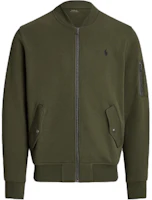 Polo Ralph Lauren Olive Green Embroidered Pony Bomber Jacket Long Sleeve. MNPOKNI16823683 Polo Ralph Lauren Olive Green Embroidered Pony Bomber Jacket Long Sleeve. MNPOKNI16823683