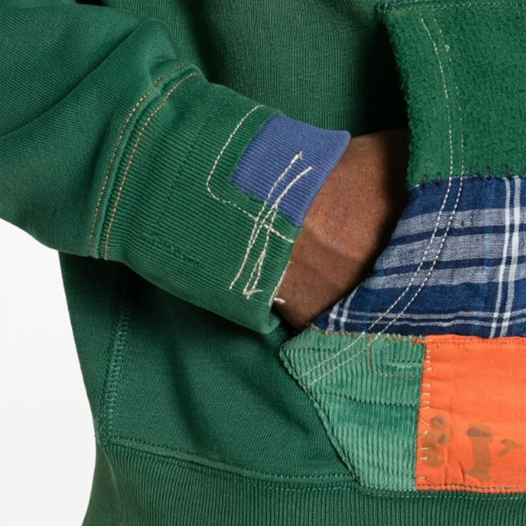 Polo Ralph Lauren Patchwork Crewneck Sweatshirt Green  Apparel. 710920303-001 圖 6