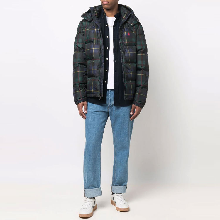 Polo Ralph Lauren Plaid Down Puffer Jacket with Logo Embroidery -  Winter Styles. 710850524PI-001 圖 3