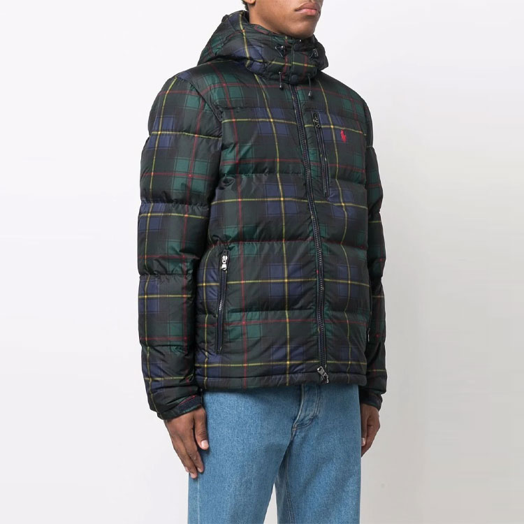 Polo Ralph Lauren Plaid Down Puffer Jacket with Logo Embroidery -  Winter Styles. 710850524PI-001 圖 6