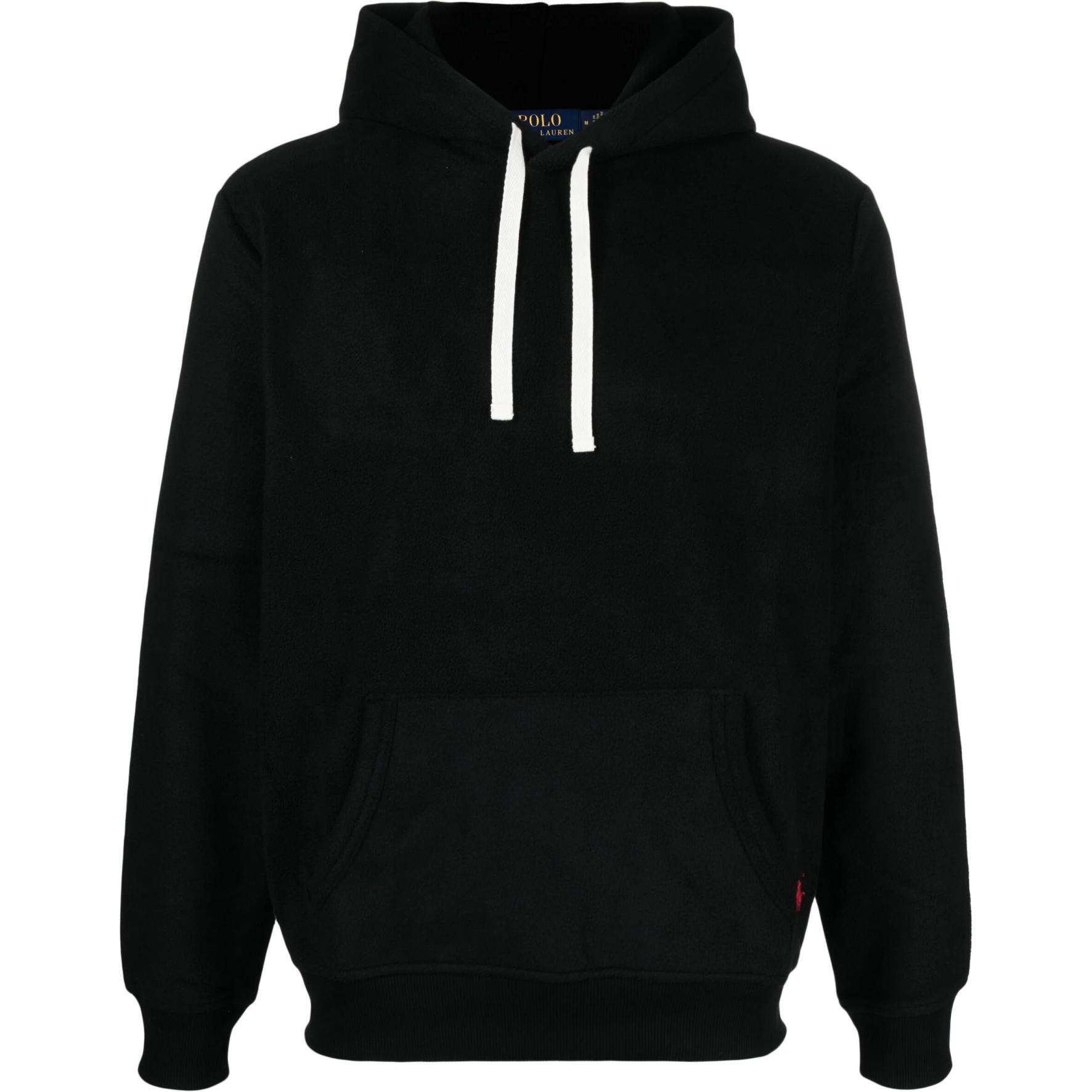 Polo Ralph Lauren Pure Color Embroidered Hoodie Black  Sweatshirt. 714915967