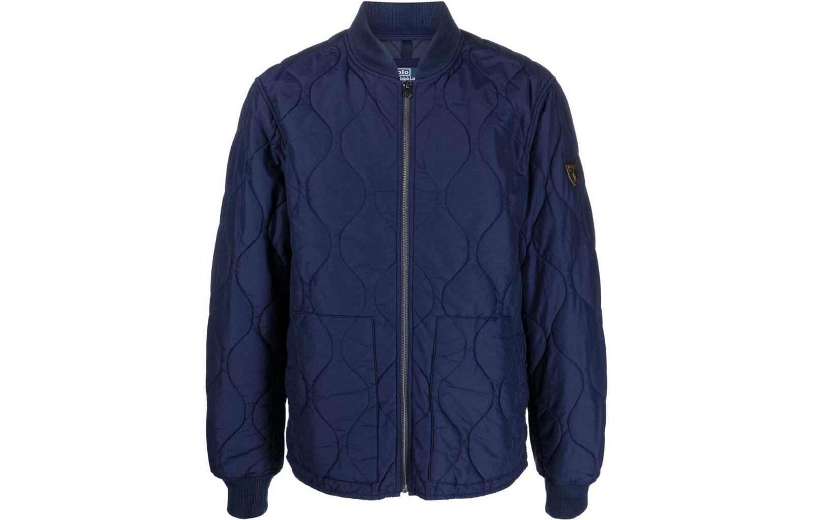 Polo Ralph Lauren Quilted Bomber Jacket Navy Blue  FW22. 710857267-004 圖 2