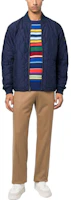 Lookbook Polo Ralph Lauren Quilted Bomber Jacket Biru Navy FW22. 710857267-004
