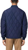 Shop Polo Ralph Lauren Quilted Bomber Jacket Biru Navy FW22. 710857267-004