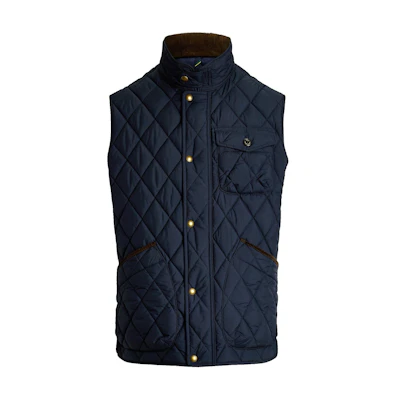 Polo Ralph Lauren Quilted Half-Zip Vest Navy MNPOOTW1N220163
