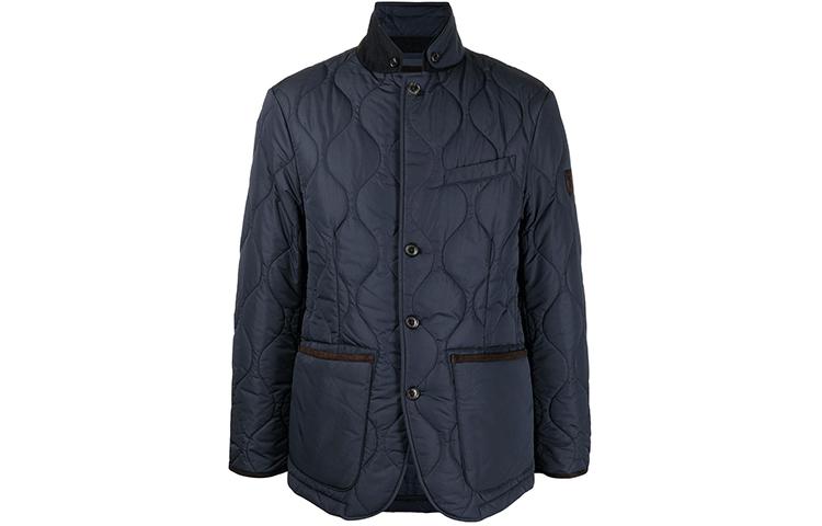Polo Ralph Lauren Quilted Jacket with Suede Trim Blue () 710850012001