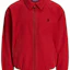 Shop Polo Ralph Lauren 紅色寬鬆版拉鍊棉質外套 MNPOOTW16021669-RED