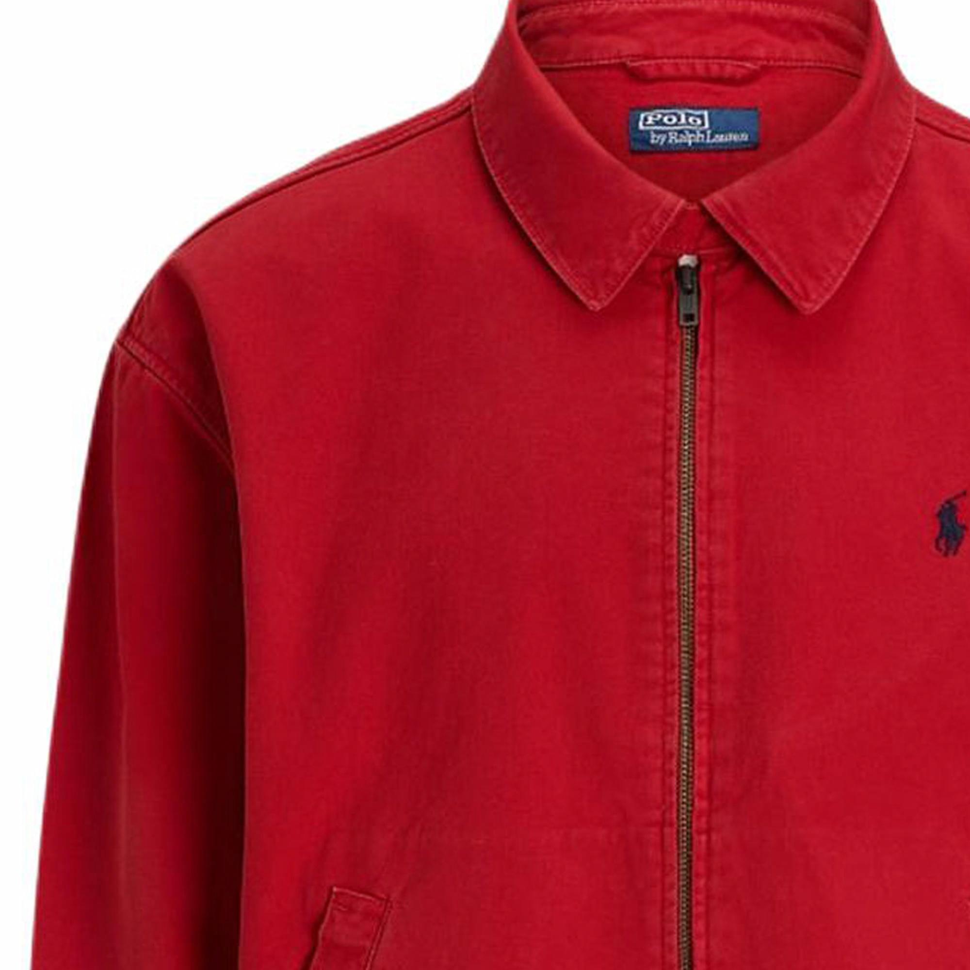 Details for Polo Ralph Lauren 紅色寬鬆版拉鍊棉質外套 MNPOOTW16021669-RED