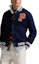 Shop Polo Ralph Lauren RL Fleece Navy Jaket Baseball Bordir Outerwear 710959022001