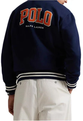 Polo Ralph Lauren RL Fleece Navy Jaket Baseball Bordir Outerwear 710959022001 Purchase Polo Ralph Lauren RL Fleece Navy Jaket Baseball Bordir Outerwear 710959022001