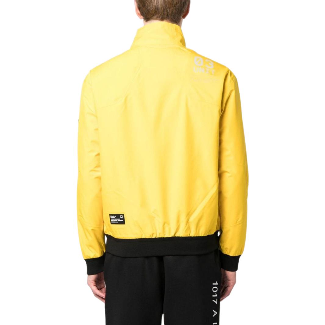 Shop Polo Ralph Lauren RLX字母印花拉链夹克黄色男款 784867543-002