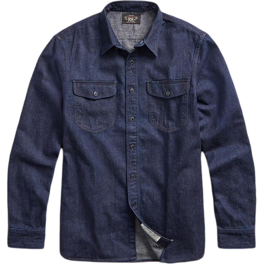 Polo Ralph Lauren Slim Fit Button-Up Long Sleeve Shirt Men’s Blue MNRRWOV16820210-400