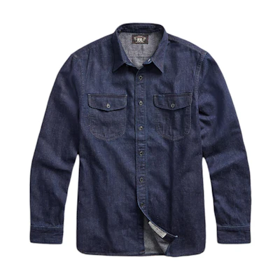 Polo Ralph Lauren Slim Fit Button-Up Long Sleeve Shirt Men’s Blue MNRRWOV16820210-400