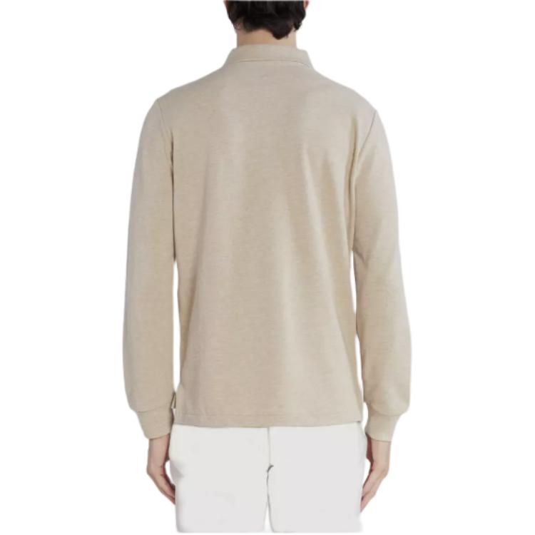 Purchase Polo Ralph Lauren Slim Fit Embroidered Long Sleeve Polo Shirt Sand Dune Mens. MNPOKNI16823992-020