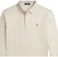 Details for Polo Ralph Lauren Slim Fit Embroidered Long Sleeve Polo Shirt Sand Dune Mens. MNPOKNI16823992-020