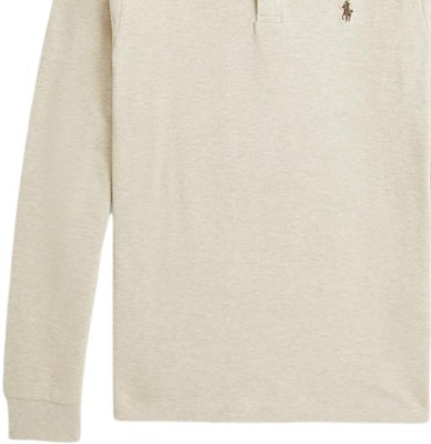 Polo Ralph Lauren Slim Fit Embroidered Long Sleeve Polo Shirt Sand Dune Mens. MNPOKNI16823992-020 Cheap Polo Ralph Lauren Slim Fit Embroidered Long Sleeve Polo Shirt Sand Dune Mens. MNPOKNI16823992-020
