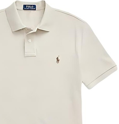 Polo Ralph Lauren Slim Fit Embroidered Pony Short Sleeve Polo Shirt Beige Men 710557751-048 Details for Polo Ralph Lauren Slim Fit Embroidered Pony Short Sleeve Polo Shirt Beige Men 710557751-048