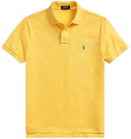 Polo Ralph Lauren Slim Fit Embroidered Pony Yellow Short Sleeve Polo Shirt Men. MNPOKNI1N820497-700 Polo Ralph Lauren Slim Fit Embroidered Pony Yellow Short Sleeve Polo Shirt Men. MNPOKNI1N820497-700