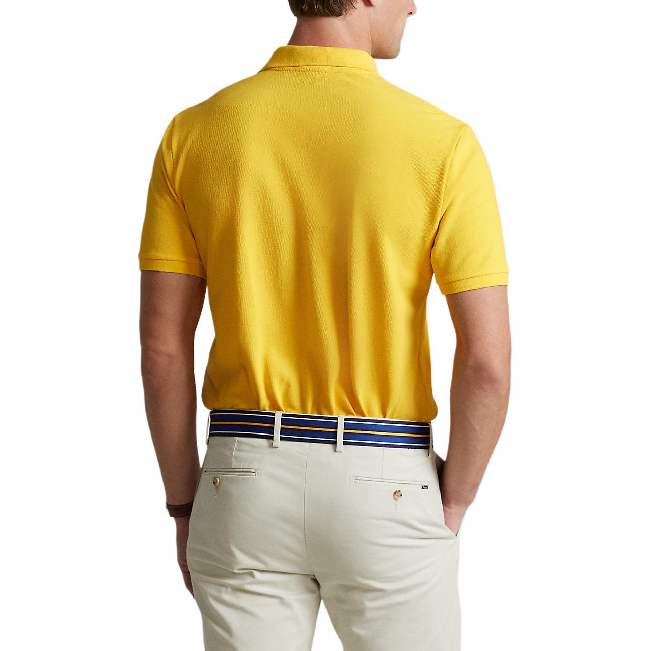 Shop Polo Ralph Lauren Slim Fit Emblemático Pony Amarillo Camiseta Polo Hombre. MNPOKNI1N820497-700
