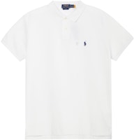 Polo Ralph Lauren Slim Fit Logo Embroidered Short Sleeve Polo Shirt Men White 710548797-001 Polo Ralph Lauren Slim Fit Logo Embroidered Short Sleeve Polo Shirt Men White 710548797-001