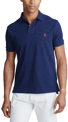 Polo Ralph Lauren Slim Fit Solid Logo Embroidered Polo Shirt Blue MNPOKNI1N820345-400 Lookbook Polo Ralph Lauren Slim Fit Solid Logo Embroidered Polo Shirt Blue MNPOKNI1N820345-400