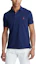 Lookbook Polo Ralph Lauren Slim Fit Solid Logo Embroidered Polo Shirt Blue MNPOKNI1N820345-400