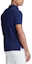 Shop Polo Ralph Lauren Slim Fit Solid Logo Embroidered Polo Shirt Blue MNPOKNI1N820345-400