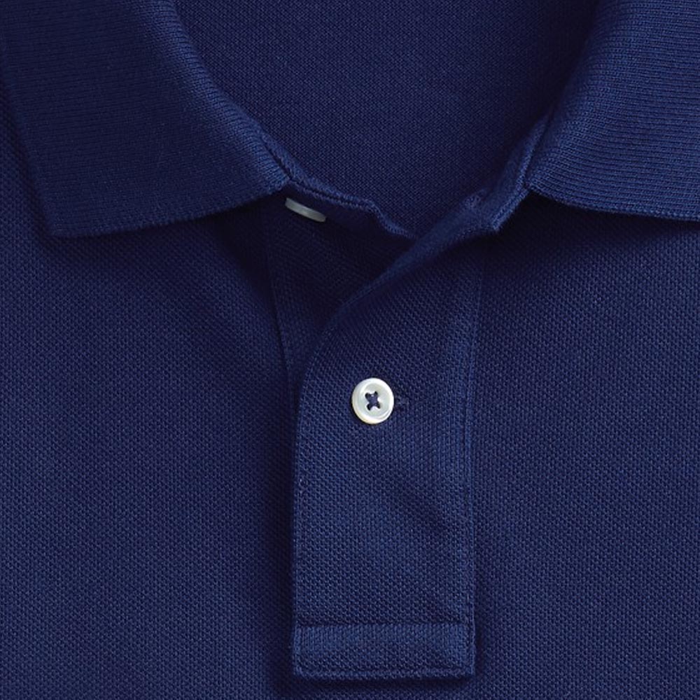 Polo Ralph Lauren Slim Fit Solid Logo Embroidered  Polo Shirt Blue MNPOKNI1N820345-400 圖 6