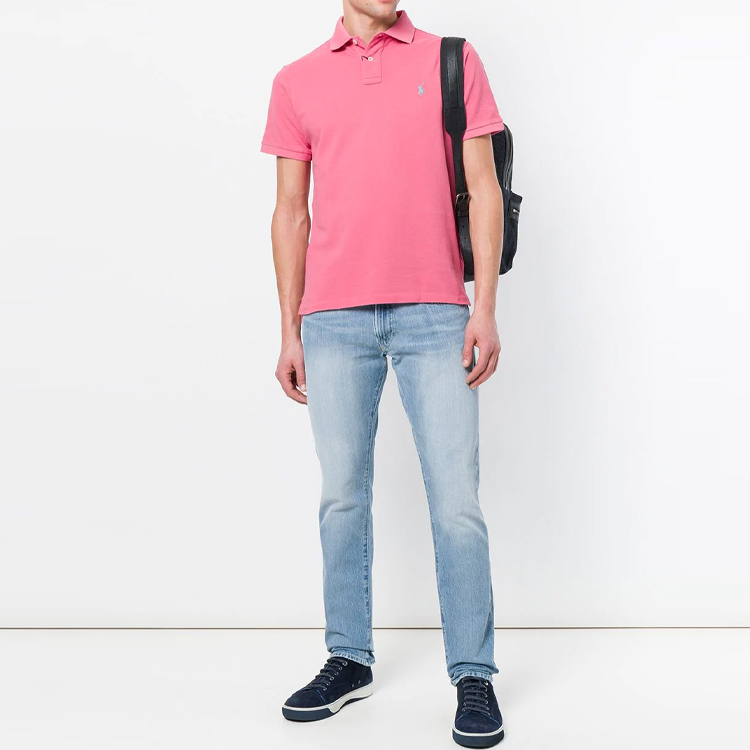 Lookbook Polo Ralph Lauren 修身款水洗牛仔裤 蓝色 710689307-001