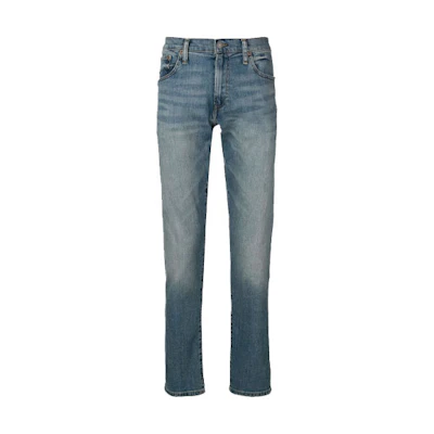 Polo Ralph Lauren Slim Fit Washed Vintage Blue Denim Jeans for Men. 710613950-026