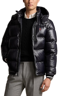 ポロ ラルフローレン スモールポニー 刺繍 シャイニー パファージャケット ブラック MNPOOTW16021456-001 Lookbook ポロ ラルフローレン スモールポニー 刺繍 シャイニー パファージャケット ブラック MNPOOTW16021456-001