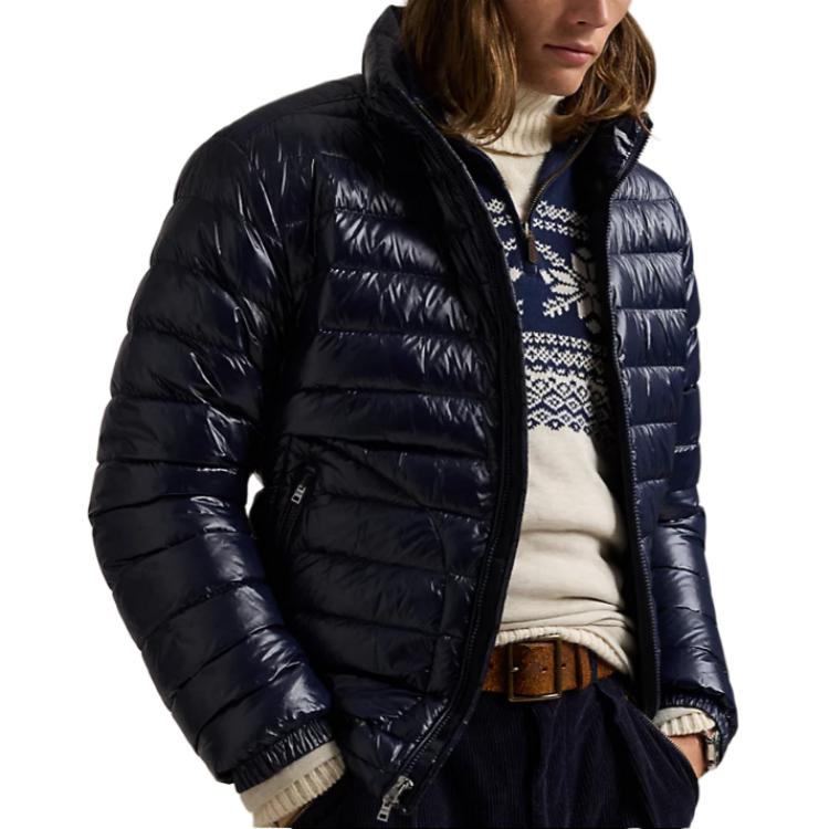 Purchase Polo Ralph Lauren 雪花图案半拉链高领针织毛衣 蓝色 100033169