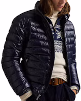 Purchase Polo Ralph Lauren Snowflake Mock Neck Half-Zip Knit Sweater Blue 100033169